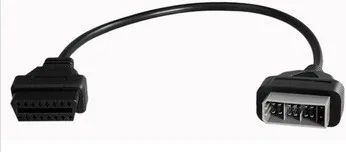 Для Nissan 14 Pin 14Pin папа к OBD OBD2 OBDII DLC 16 женский автомобильный диагностический адаптер