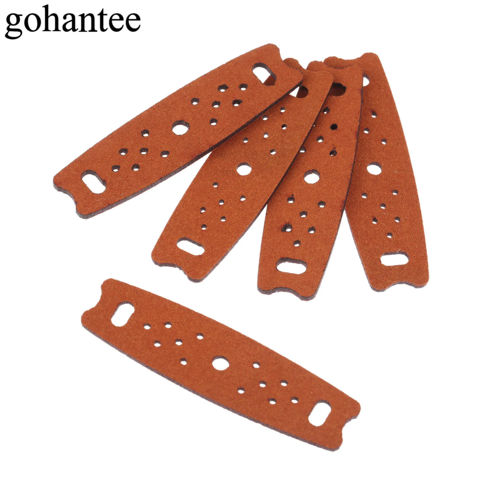 Gohantee коричневый 5 шт. рогатки чехлы из микрофибры с центровым отверстием для