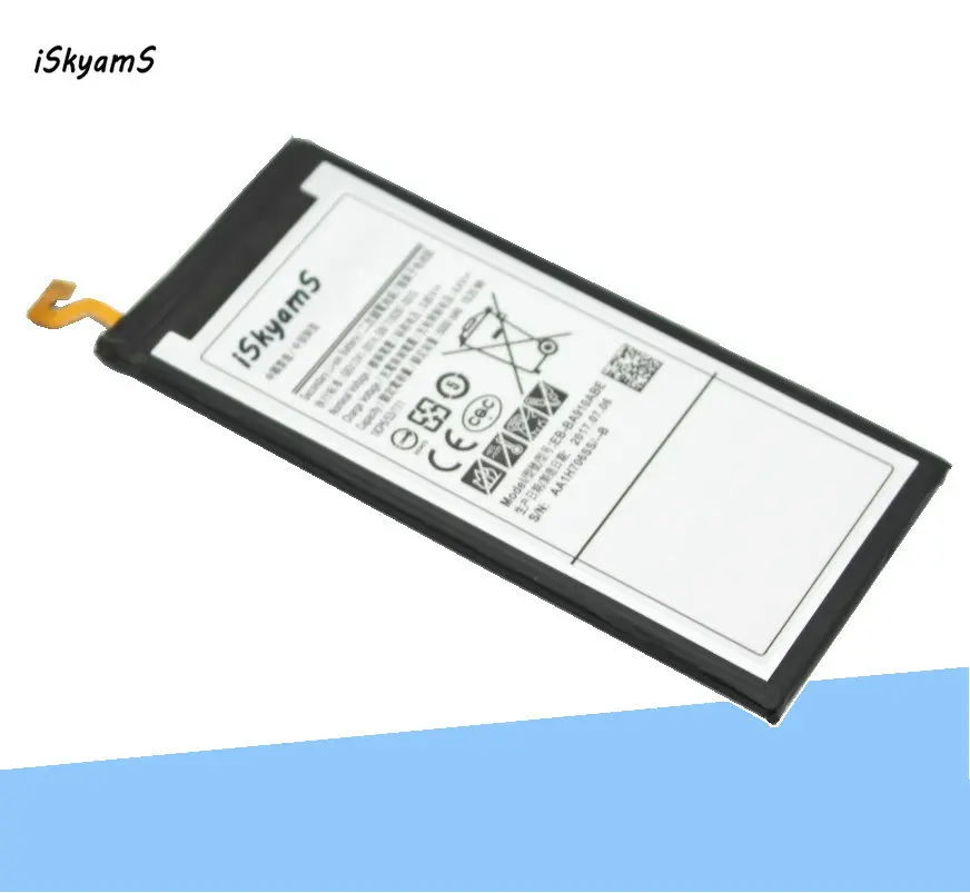 ISkyamS 1 шт. 5000 мА/ч EB-BA910ABE батарея для Samsung Galaxy A9 + A9000 Pro 2016 Duos TD-LTE SM-A9100 SM-A910F/DS |
