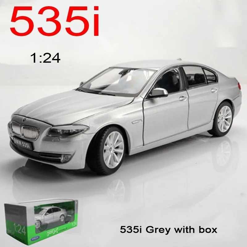 535i Grey 1:24, 5 серия, X5, модель автомобиля,, имитация, сплав, модель автомобиля, рулевое колесо, соединение переднего колеса, для взрослых, высокое качество, коллекция, подарок - Цвет: 535i Grey