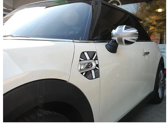 Areyourshop автомобильный боковое зеркало заднего вида крышка для MINI Cooper Hardtop F55& F56 ABS Пластик стайлинга автомобилей