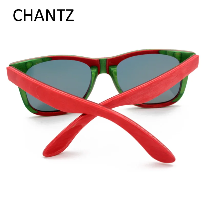 Солнцезащитные очки с деревянными дужками UV400 для мужчин и женщин