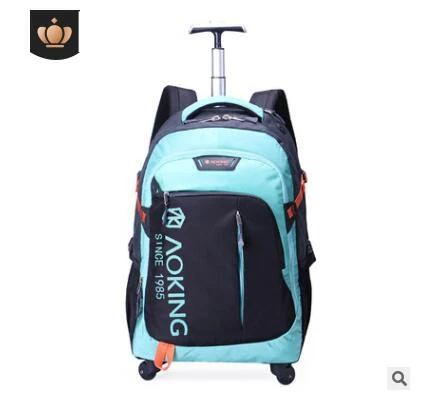 Green 22 Inch Мужская Дорожная сумка на колесиках, сумка на колесиках, рюкзак на колесиках для деловых поездок, сумка на колесиках, чемодан - Цвет: Green 22 Inch