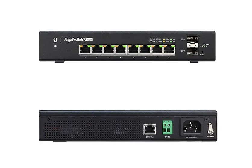 

Ubiquiti ES-8-150W Edge Switch 8 PoE Port , 2 SFP Port UBNT Network Managed PoE+ Gigabit Switch with SFP