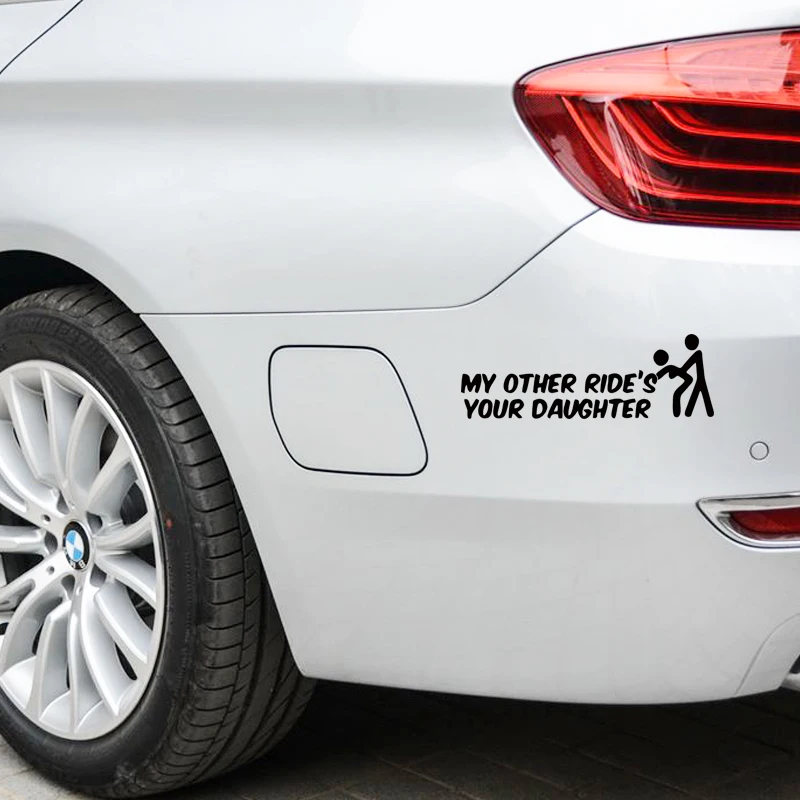 Автомобиль Stying My Other Ride-это ваша дочь наклейка на автомобиль фургон велосипед