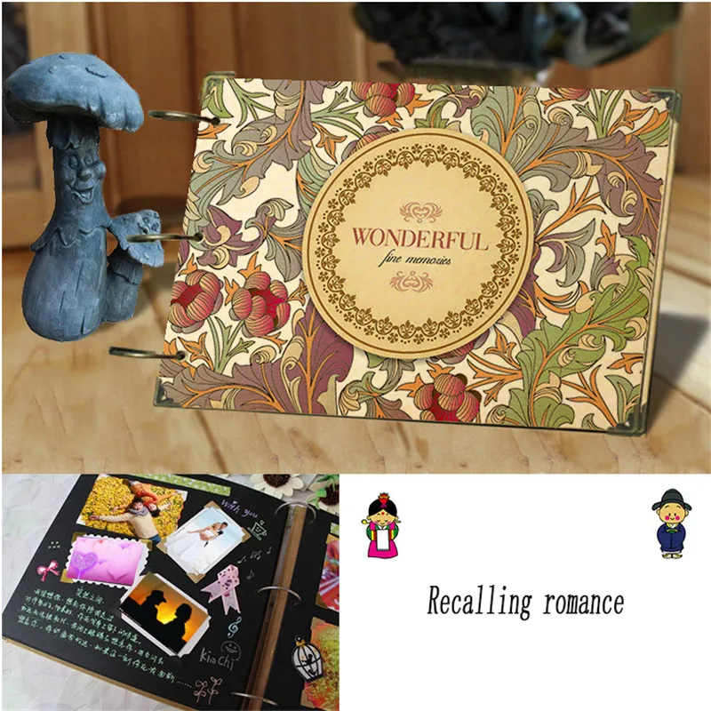 Новинка фотоальбом сделай сам в стиле ретро для скрапбукинга свадьбы