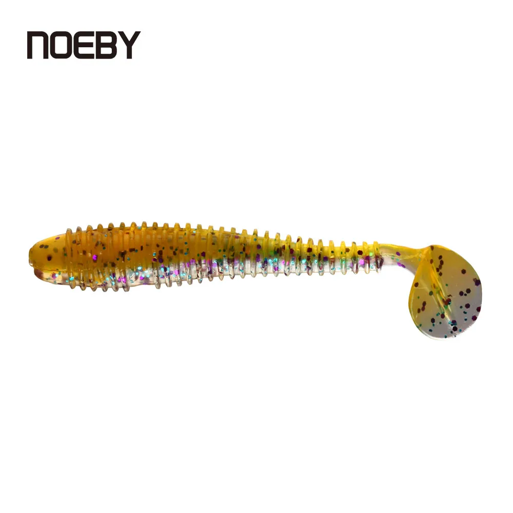 Мягкая приманка NOEBY 4 см 5 7 9 двухцветная рыболовная легкое погружение силиконовая