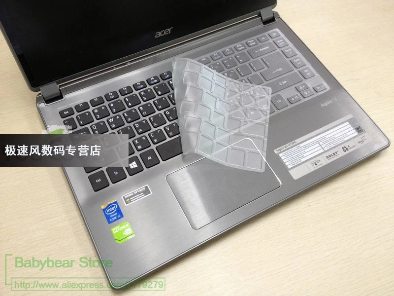 14-дюймовый защитный чехол для клавиатуры из тпу Acer Aspire с защитой от солнца воды