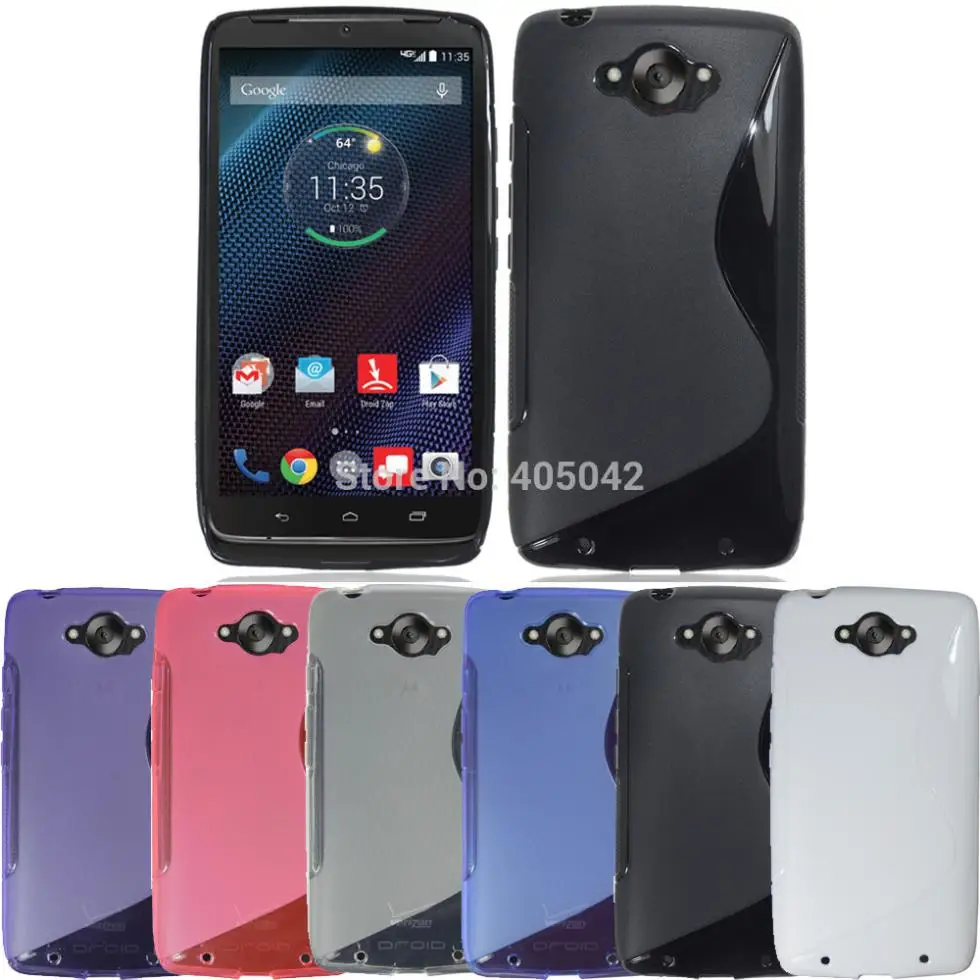 Для Motorola Moto Maxx XT1254 Мягкий гель ТПУ Резиновая S-Line Чехол для Verizon Droid Turbo /для MOTO |