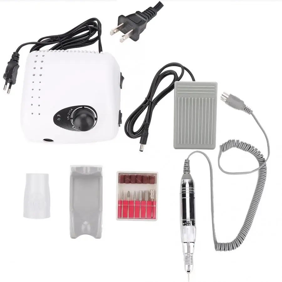 Pro 35000RPM Electric Nail Drill Machine Manicure Drills Accessory Pedicure Kit File Bit Tool 4 | Красота и здоровье