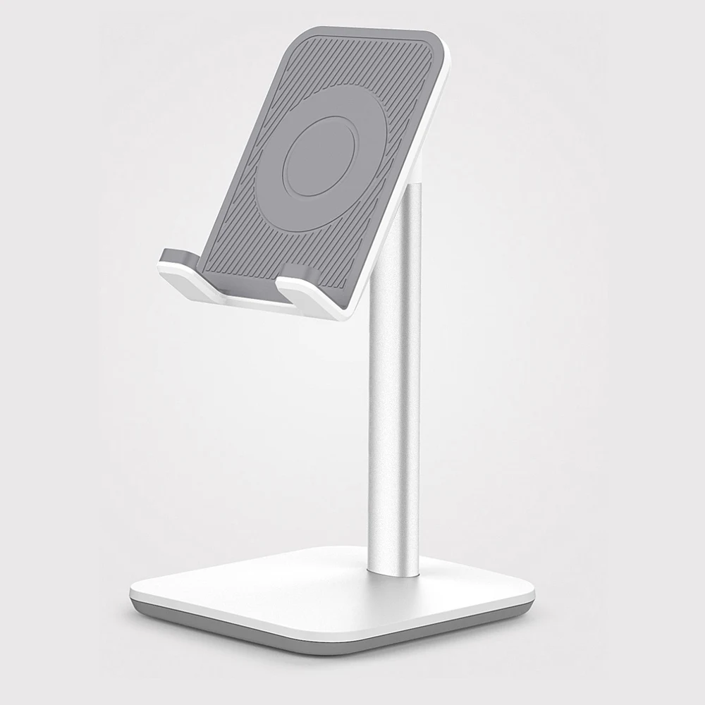 Silver Vogek универсальный настольный держатель для телефона для iPhone XS Max XR Настольный Держатель подставка крепление для iPad смартфон планшет 7-10" - Цвет: Silver