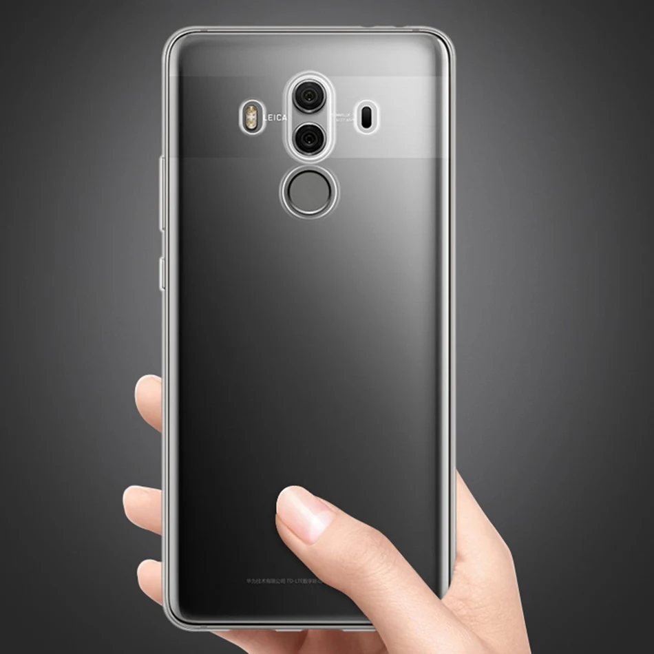Ультра тонкий прозрачный Чехол для Huawei P10 Коврики 10 Lite Pro Nova 2i Honor 9i 6C насладиться 5