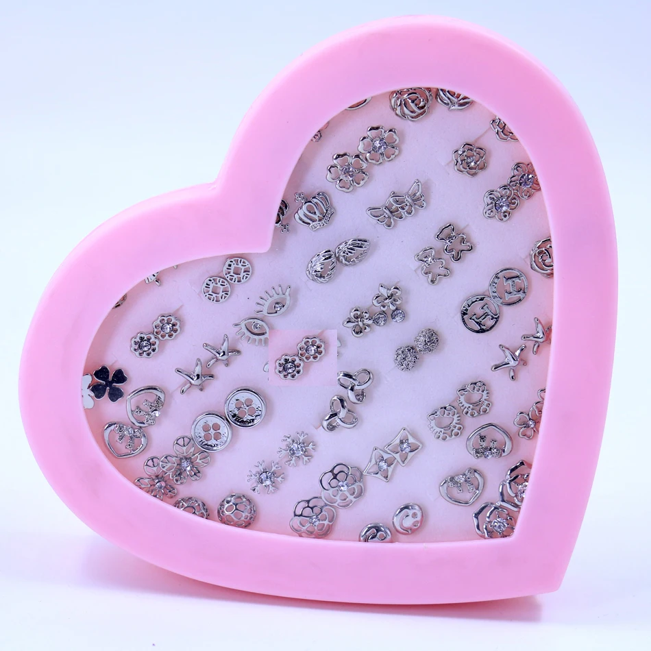 Бесплатная доставка фабрика 36 пар смешанный дизайн изысканный сплав с покрытием