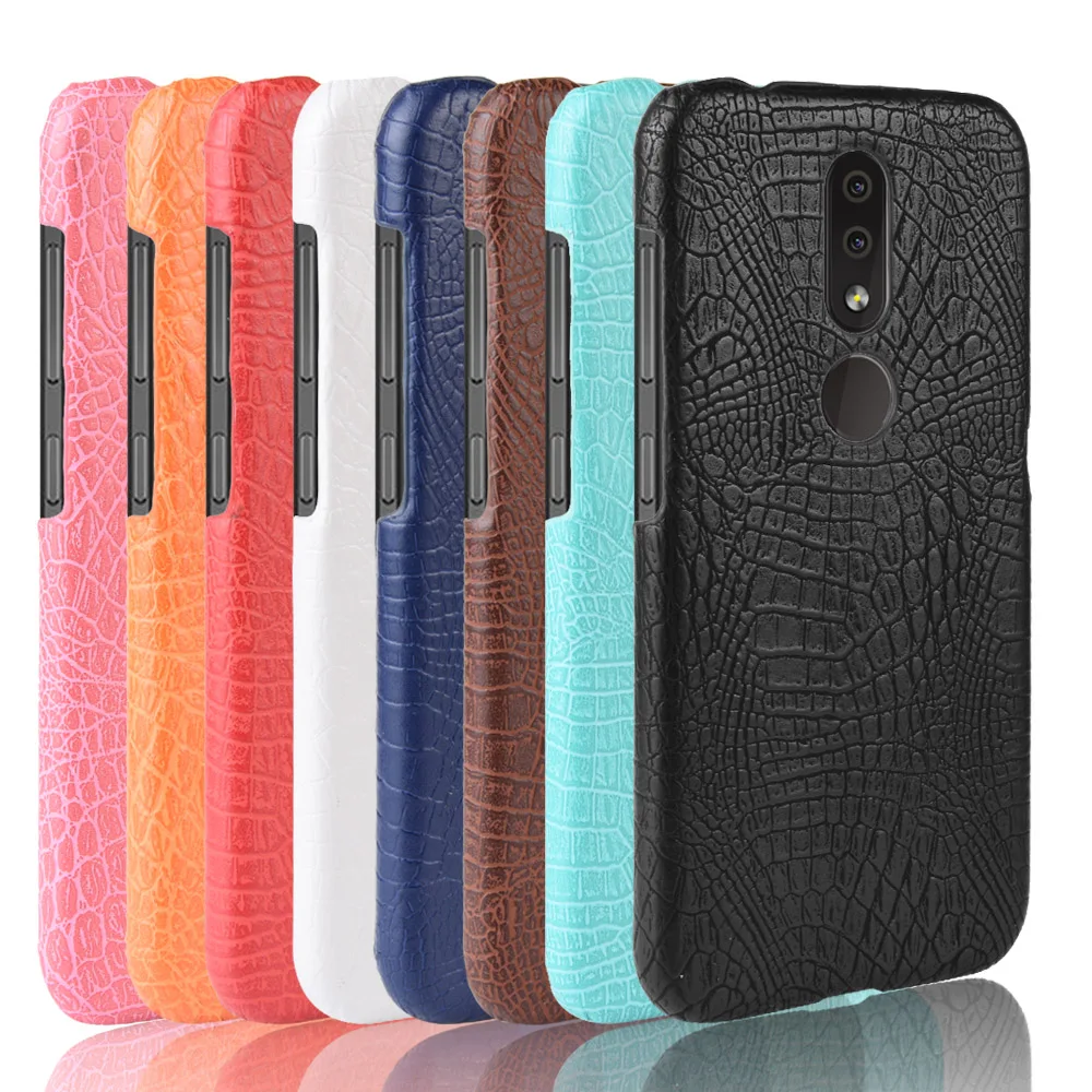 Жесткий чехол из крокодиловой змеиной кожи для Nokia 4 2 3 1 7 6 5 8 Plus X71 X7 X6 |