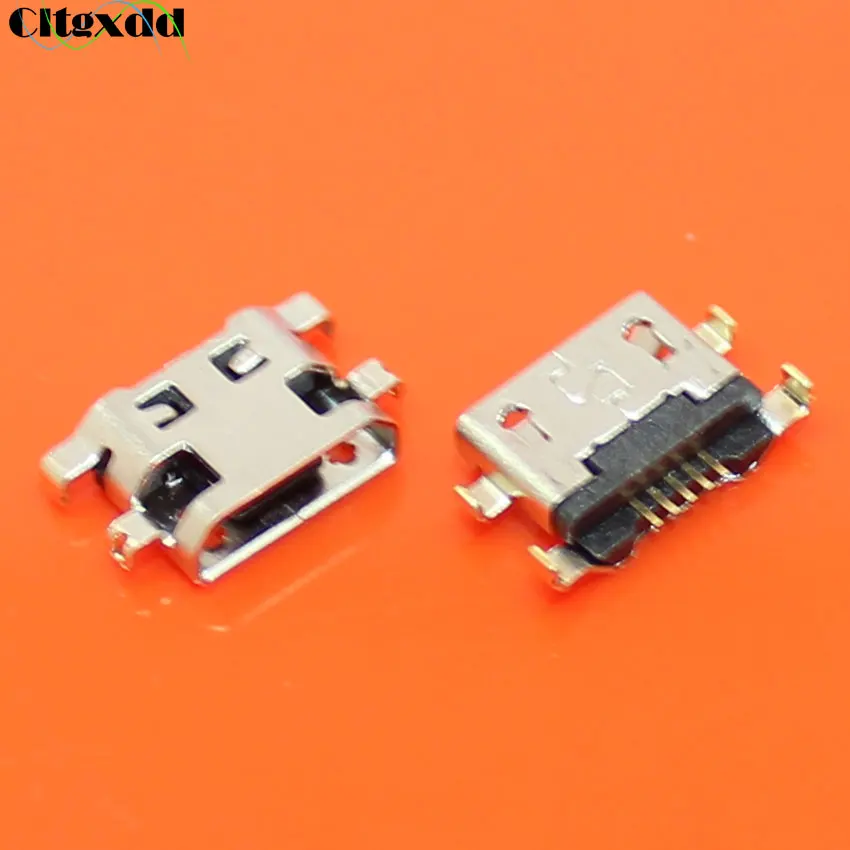 10 шт. разъем Micro USB 5 контактный порт для зарядки Lenovo A708t S890 Alcatel 7040N Huawei G7
