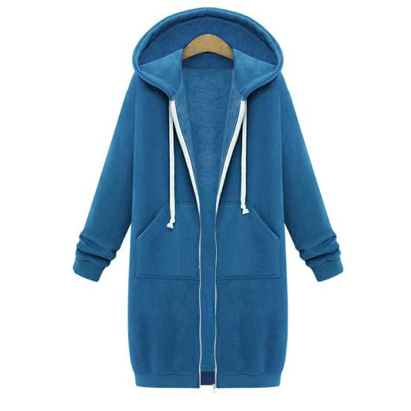 Женское длинное пальто с капюшоном карманами большого размера|women hooded|hooded womenwomens