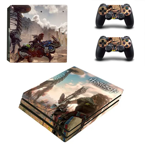 YSP4P-1059 Игра Horizon Zero Dawn PS4 Pro стикер кожи для sony playstation 4 консоль и 2 контроллера PS4 Pro наклейка кожи s Наклейка - Цвет: YSP4P-1059