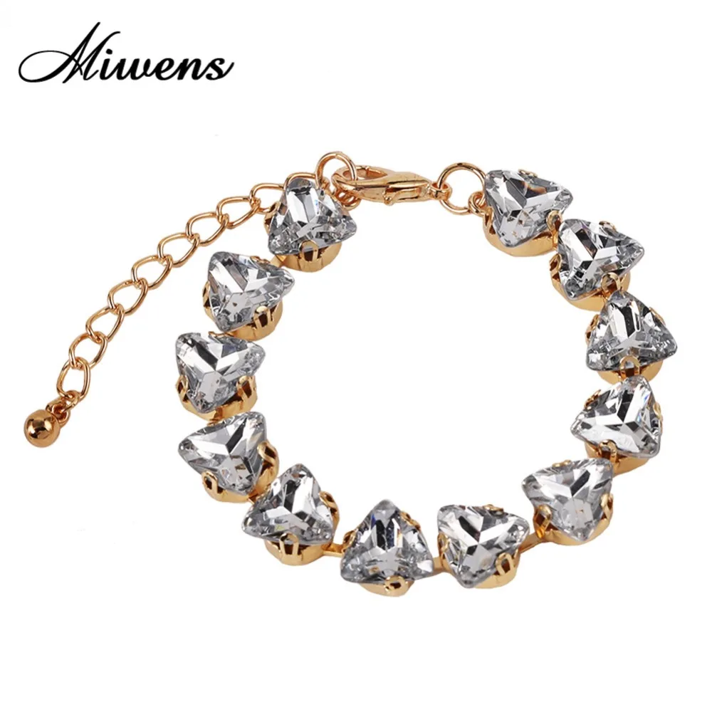 Miwens Bauble бар красочные бусины браслеты для женщин шикарный яркий кристалл горный хрусталь браслет Валентина Шарм Украшение с зажимом