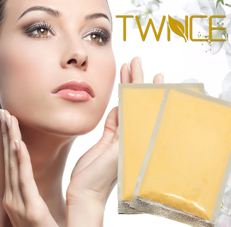 Роскошная спа-маска для лица 24 K золото коллаген порошок против старения морщин