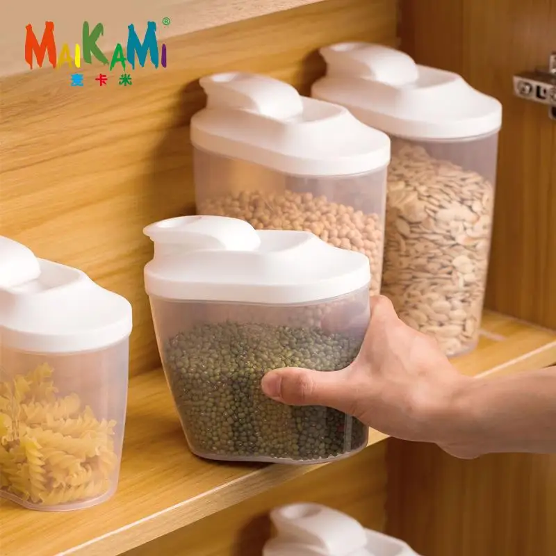 MAIKAMI прозрачный контейнер для хранения продуктов набор С засыпкой кухонные