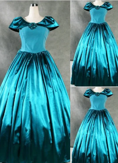 

Super Gorgeous Blue Gothic Victorian Dress Long Dress