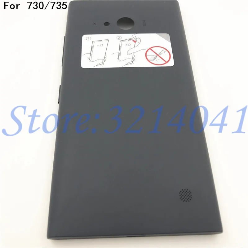 4,7 дюйм(ов) Батарея задняя крышка запасных частей для Nokia Lumia 730 735 Батарея крышка задняя крышка Корпус с NFC+ логотип