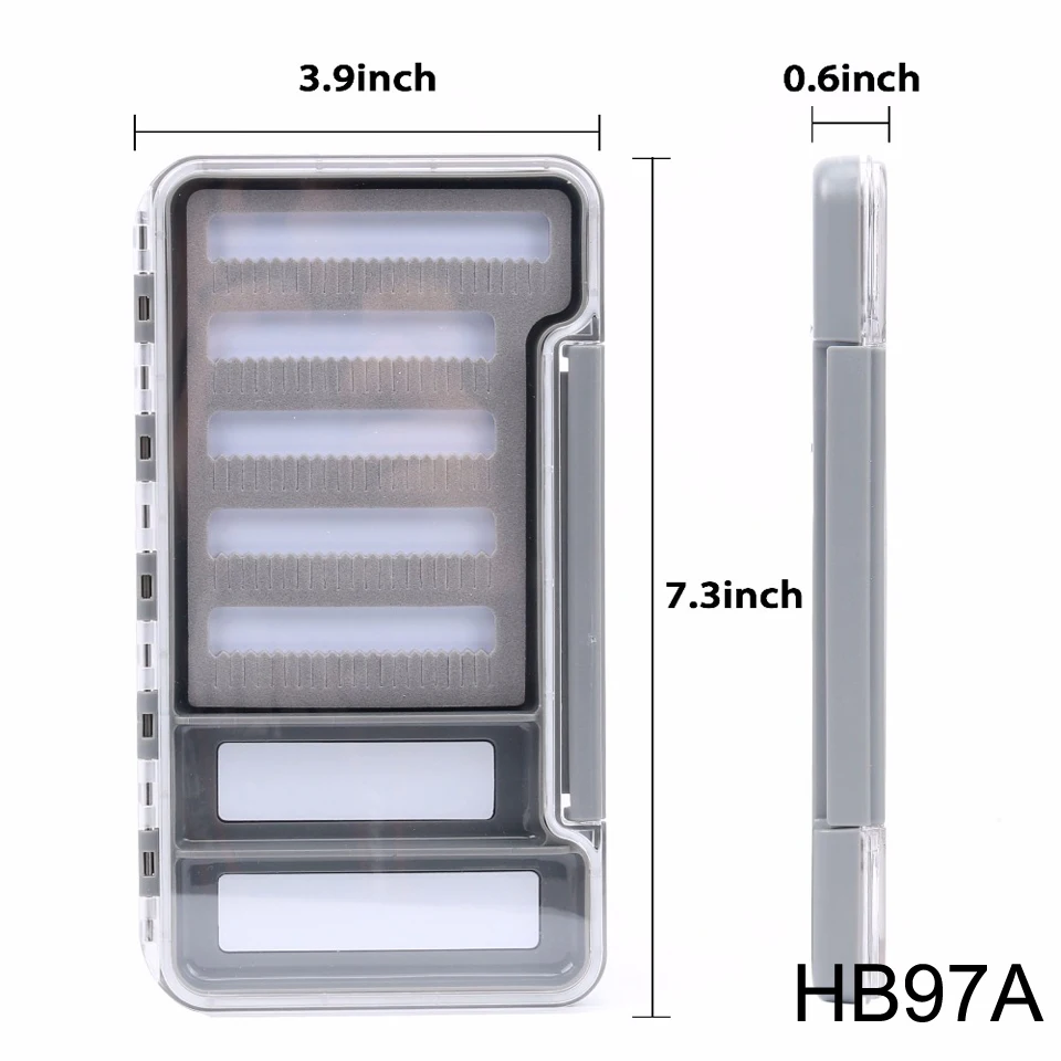 Maximumcatch Fly Box тонкий водонепроницаемый легко держать/прорезать пенопластовая