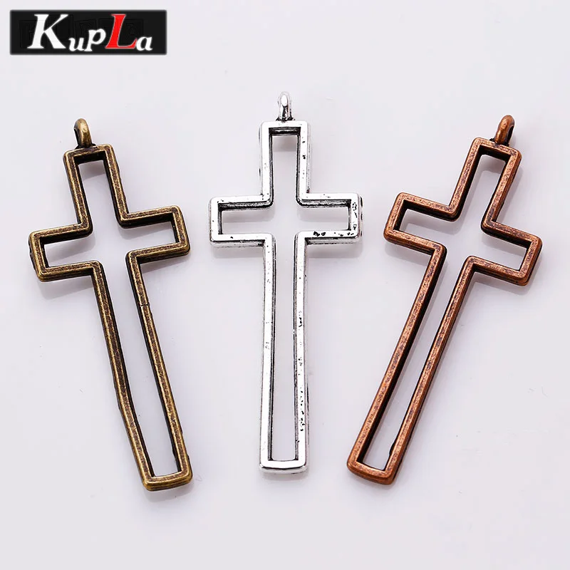 Kupla винтажные металлические Религиозные Подвески кресты DIY аксессуары кресты подвески Подвески для изготовления ювелирных изделий 30 шт./лот C5272