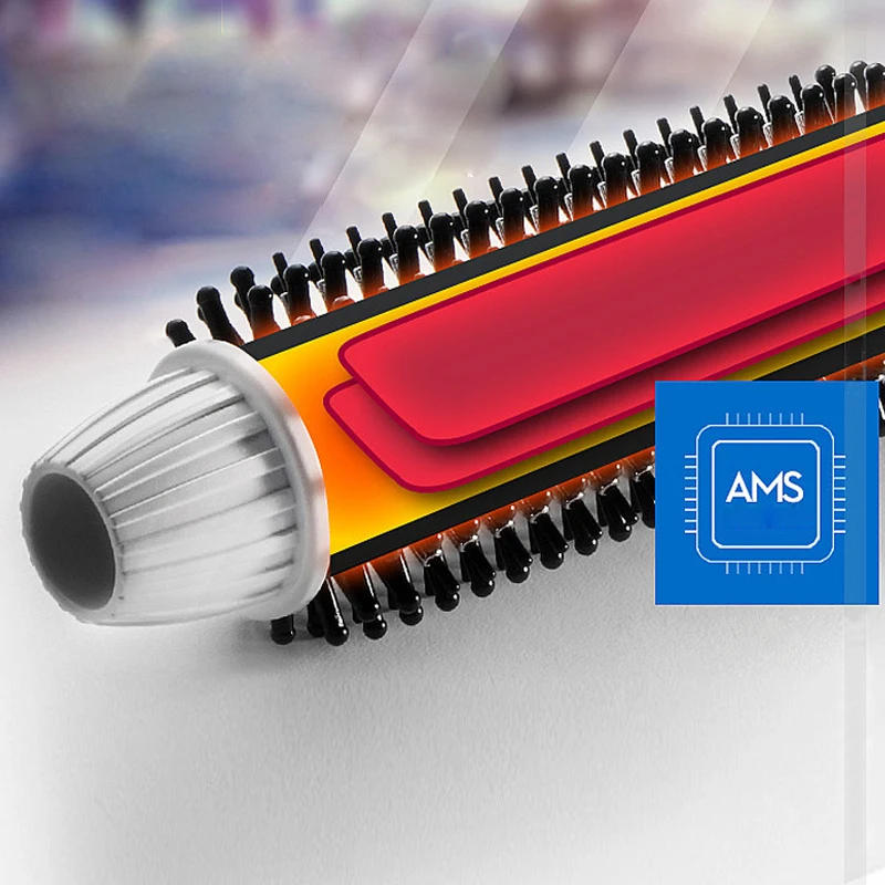 NewView керамика анион волос щетка для завивки кисточки ЖК дисплей керлинг/Straighting