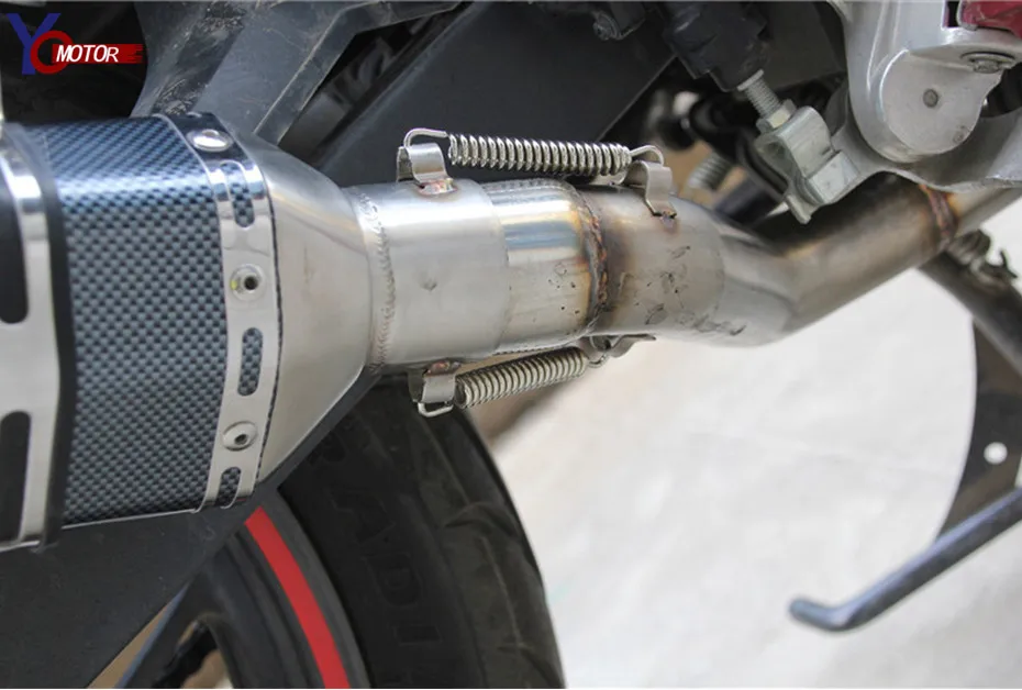 Универсальный модифицированный глушитель выхлопной трубы для KAWASAKI Z250 Z750 Z800 Z1000
