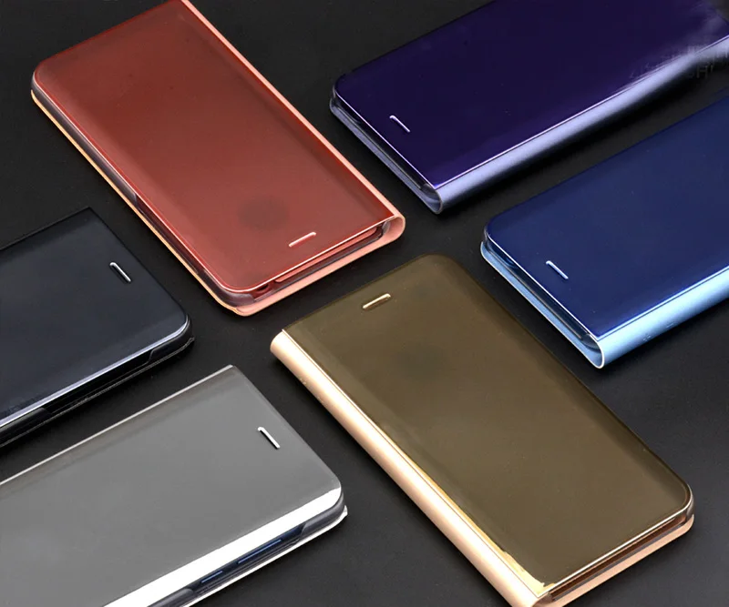 Смарт-зеркало Посмотреть чехол для huawei mate 8 clear View mate8 смартфон | Мобильные