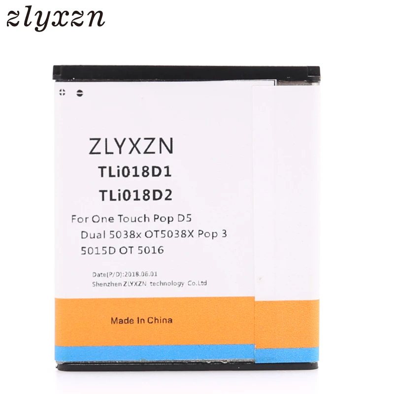 2000 мАч TLi018D1 батарея TLi018D2 для Alcatel One Touch Pop D5 Dual 5038x OT5038X 3 5015D OT 5016