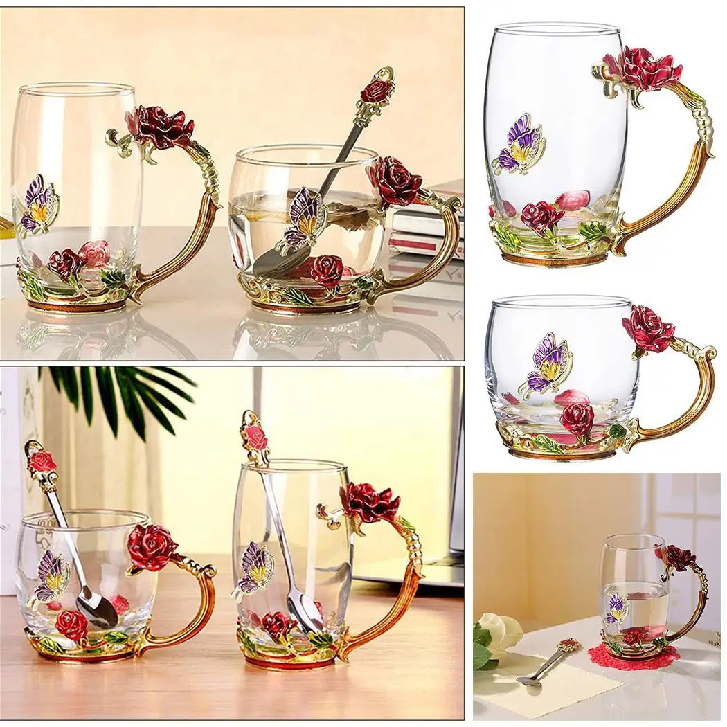 Новый офис Домашний цветок круглые в подарок Вода гномик Высокая чашка чай 301-400