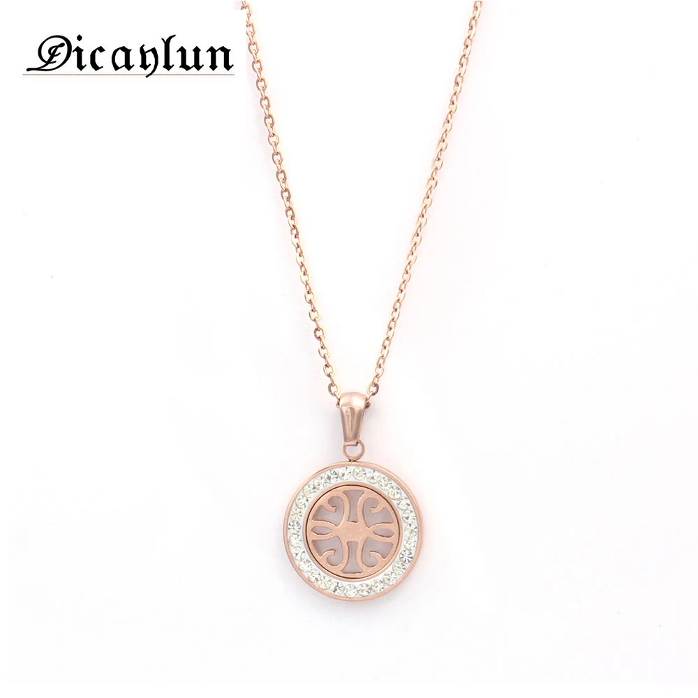 

DICAYLUN women's clothing & accessories necklaces & pendants collares women necklace stainless steel chain fashion jewelry