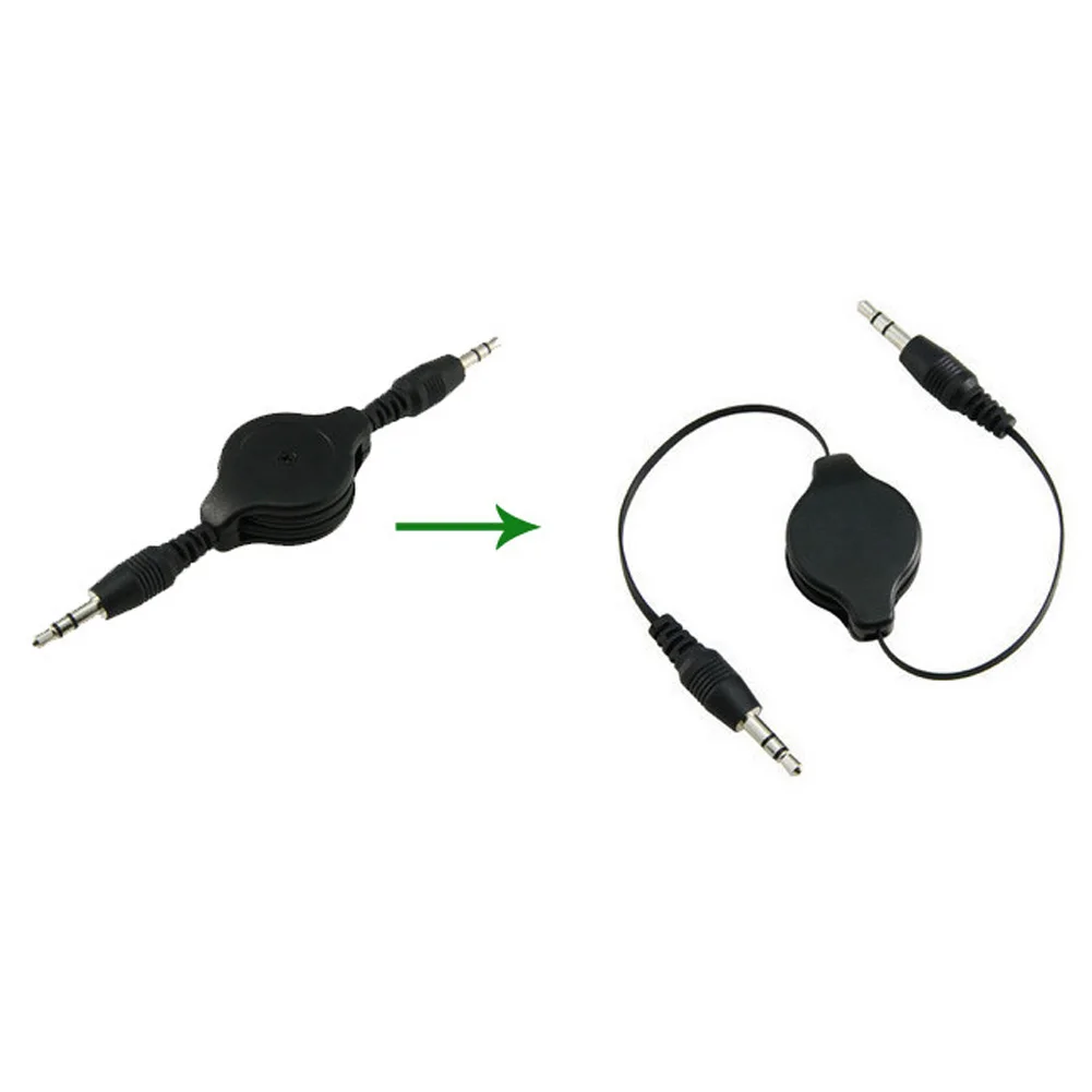 1 м золото наконечником автомобильный стерео кабель со штыревыми соединителями