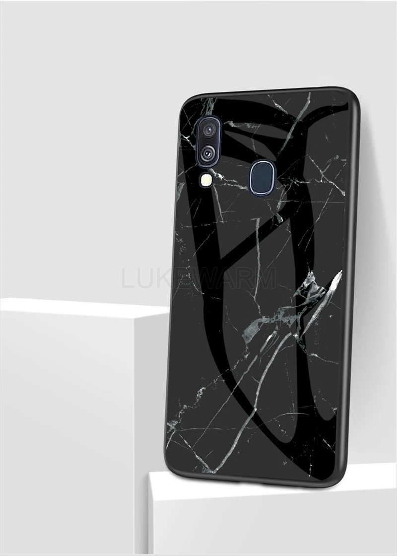 Закаленное Стекло Мрамор чехол для samsung galaxy A50 a70 A30 A10 A40 M10 M20 M30 A9 A8 A6 J4 J6 S7 S8 S9 S10 плюс S10E крышка