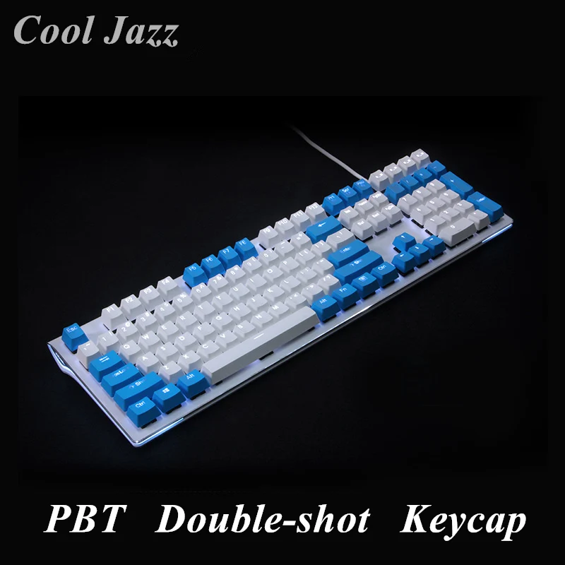 MP108/87 клавиши градиентной цветовой подсветки PBT Keycap для Corsair STRAFE K65 K70 logitech G710+ Проводная USB механическая клавиатура Keycap