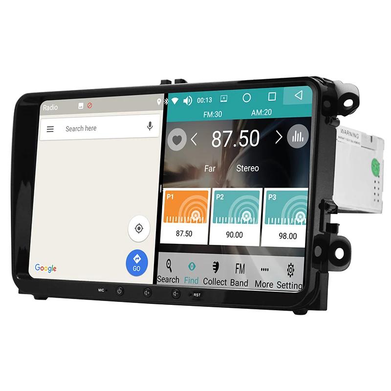 Автомобильное радио GPS навигация 9 дюймов 4 ГБ/32 ГБ Android 8 0 Bluetooth автоприемник Аудио