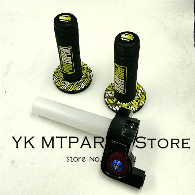 Мотоцикл Запчасти protape Grips Settle & twist газовая Ручка Дроссельной заслонки Dirt Pit Bikes