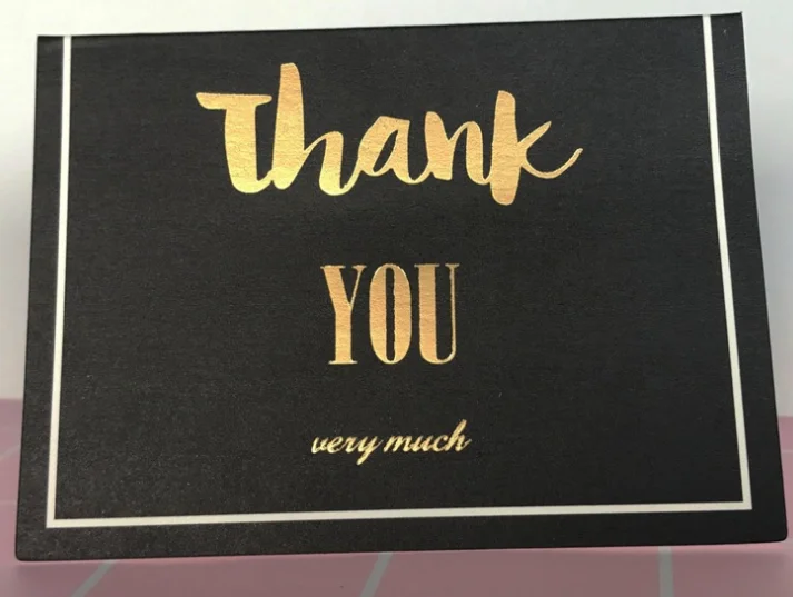 

10 Pcs/pack Lovely Merry Christmas Thanks Giving Day 'thank you' Greeting Card Postcard Birthday Letter Envelope Gift Card