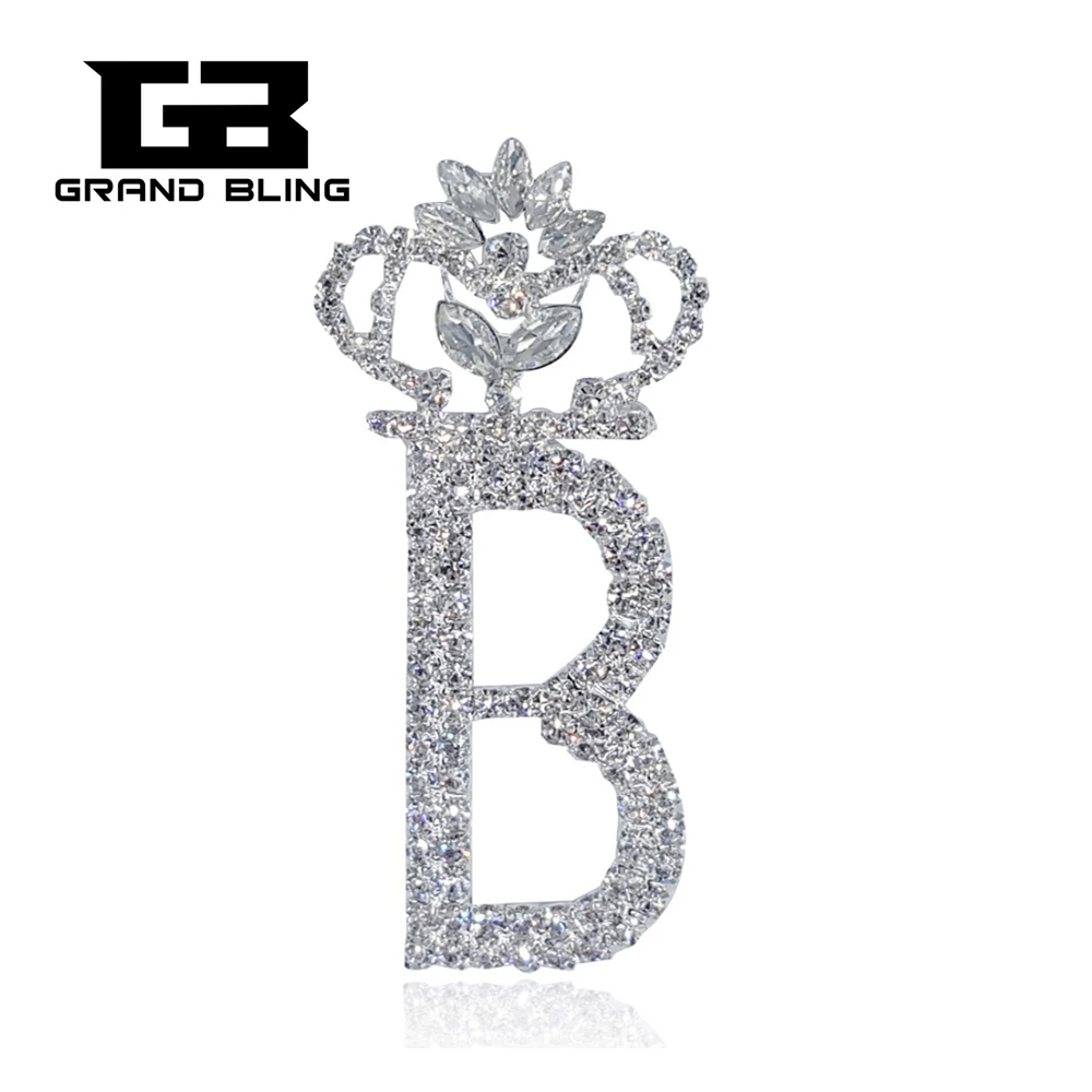 Женская брошь в форме короны|rhinestone brooch|brooch crownclear rhinestone brooch |