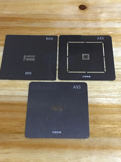 Трафарет BGA 3 шт./лот прямое нагревание трафарет для EMMC BGA153 BGA169 H9TP32A4GDMC BGA162 BGA186 7