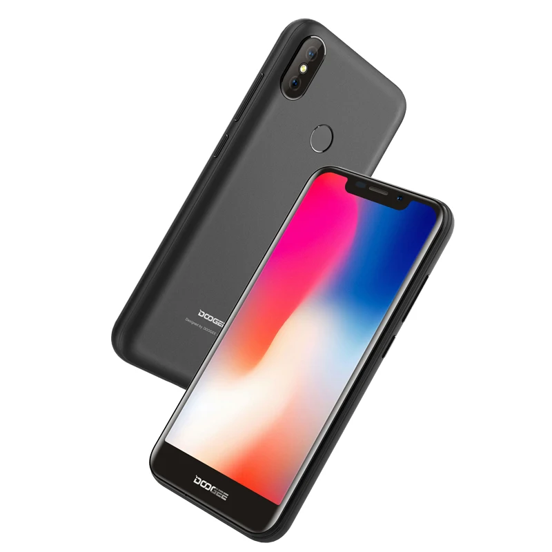 DOOGEE X70 3g смартфон 5 дюймов с зазубриной Android 8 1 распознавание лица отпечаток пальца