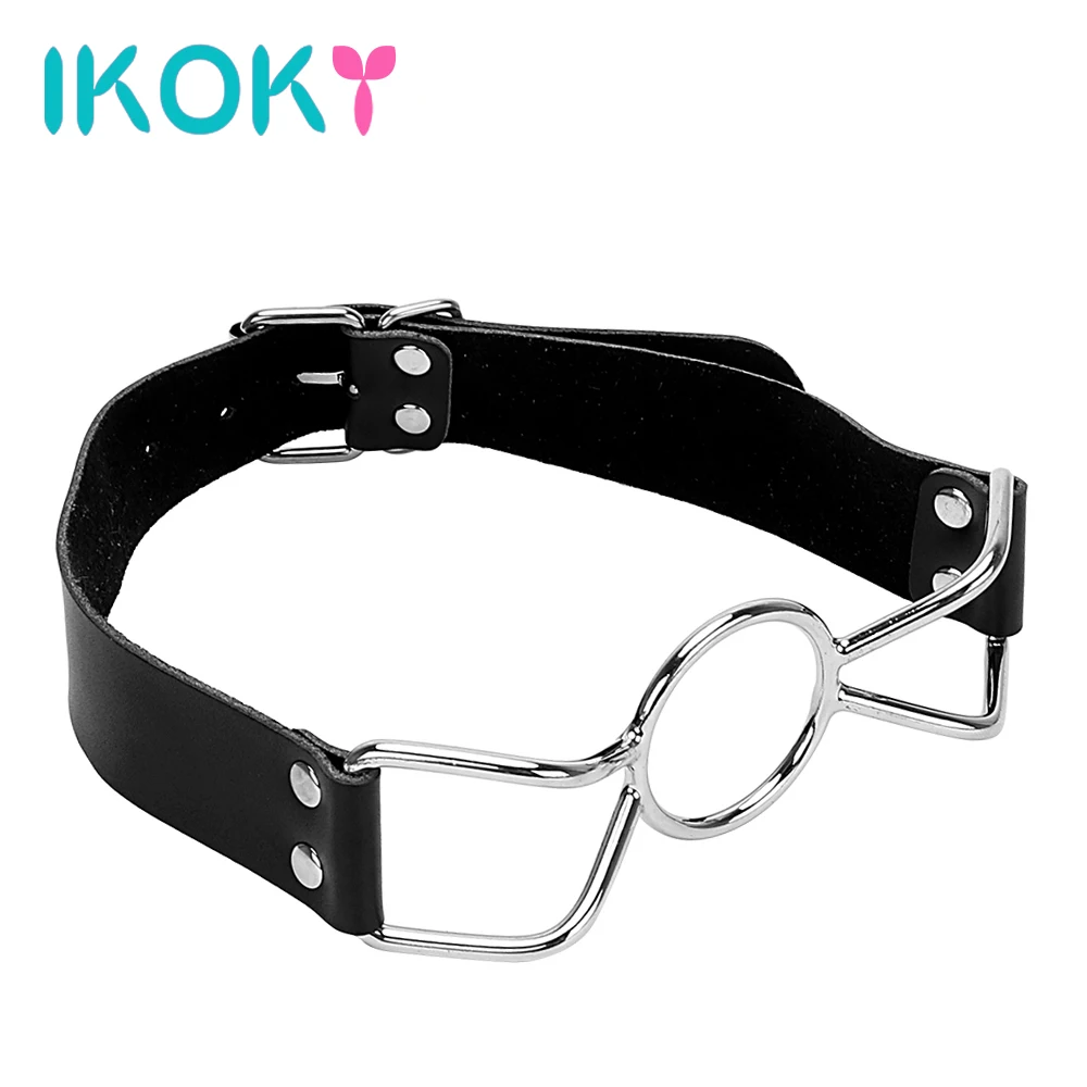 IKOKY открытый рот кляп с о-кольцом ролевые игры эротические секс-игрушки для пар