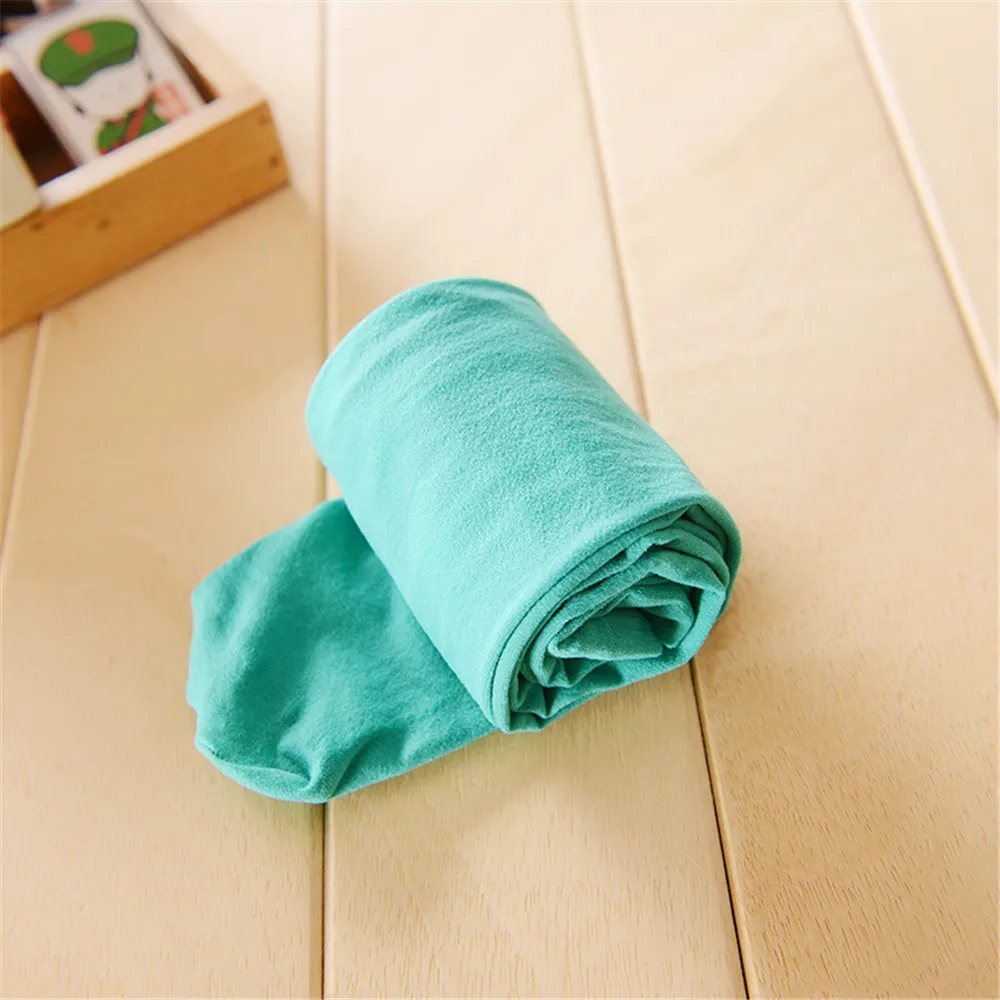 Однотонные колготки для девочек возрастом от 2 до 12 лет детские чулки гетры