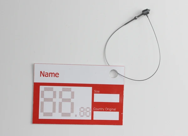 Пластиковая 5 &quotЗащитная булавка для одежды ценник этикеток держатель петля