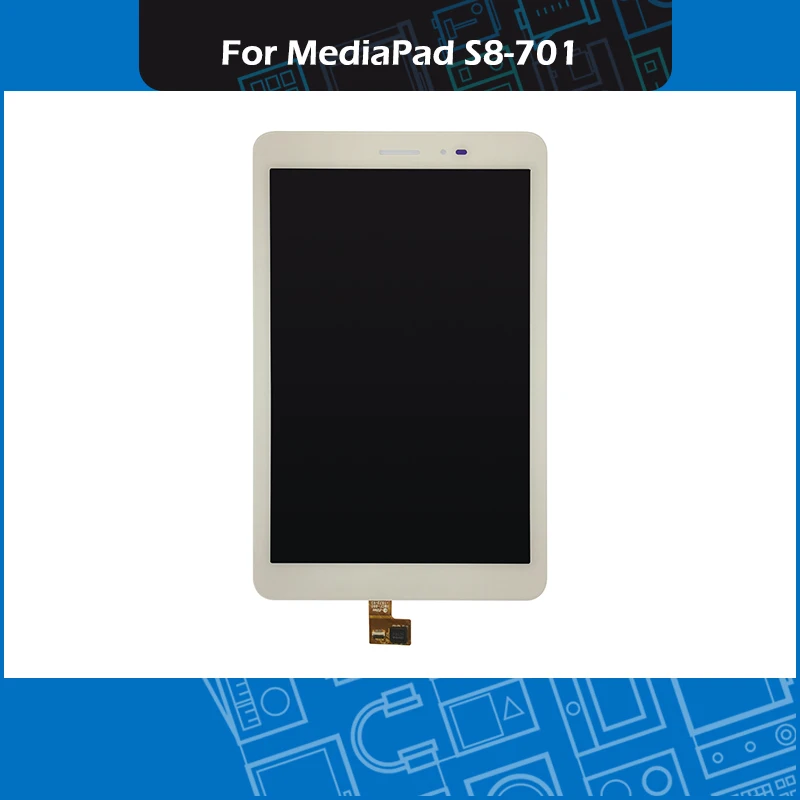 Белый сенсорный экран 8 дюймов ЖК-дисплей дигитайзер в сборе с инструментами для