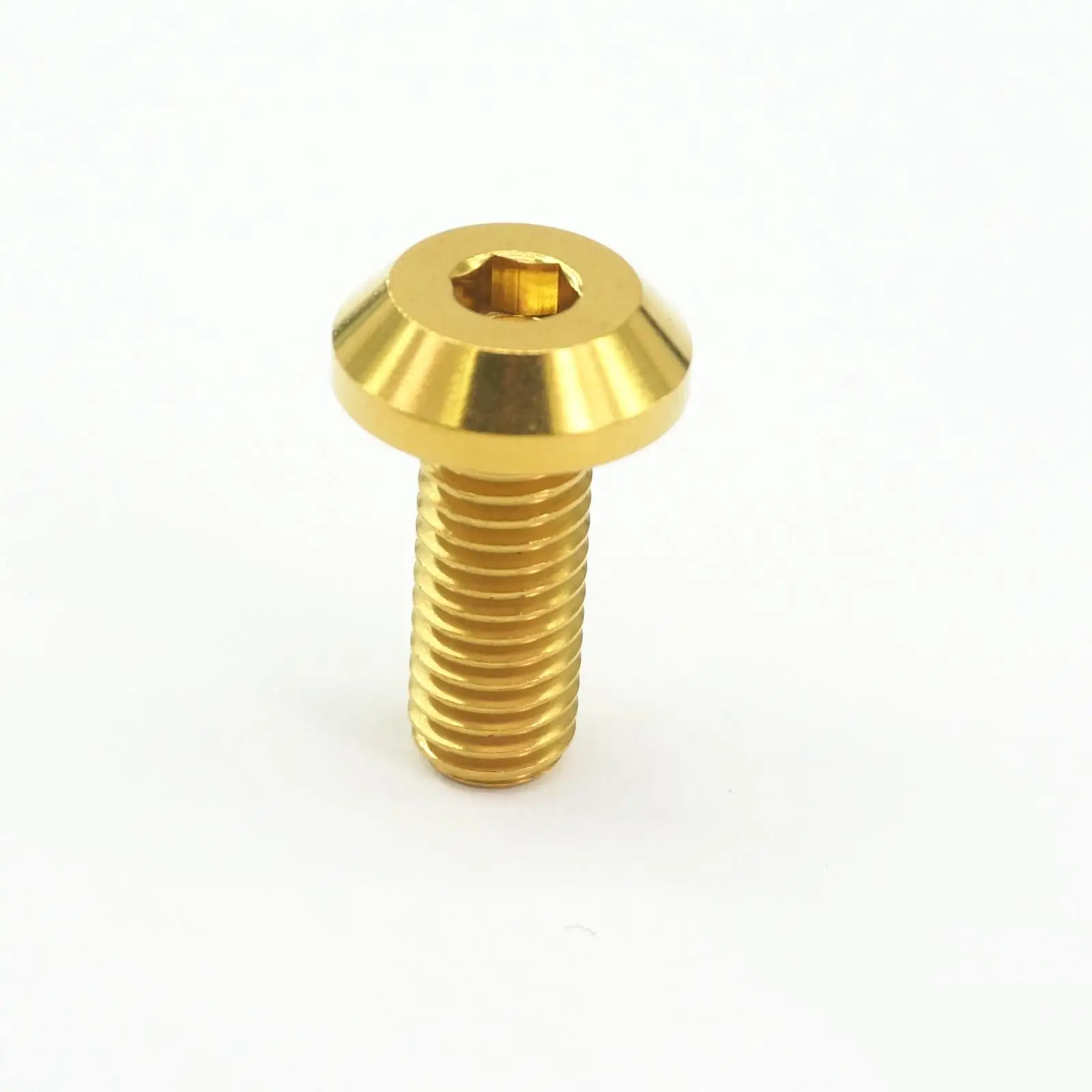 Лот 4 M8x20mm шаг 1 25 мм Золотой 5 титановый мотоцикл тормоз Монтаж диска шестигранные
