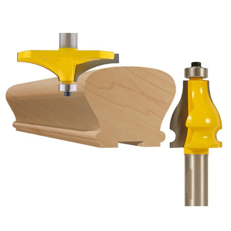 2PCS/SET Bit Handrail Router Set - 1/2" Shank | Инструменты
