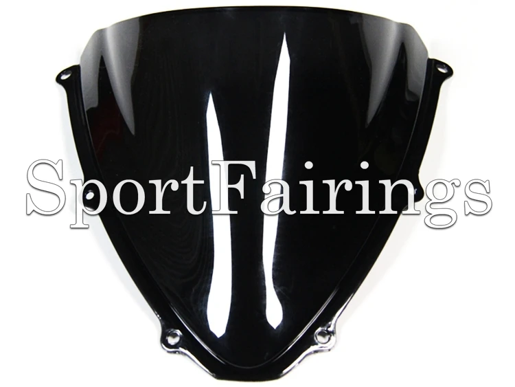 

ABS Double Bubble Black Windshield Windscreen For Suzuki GSXR 600 750 K6 06 07 2006 2007 Motorcycles Black Tinted Windscreen New